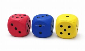 שלישיית קוביות ספוג מנוקדות שלישיית קוביות ספוג מנוקדות