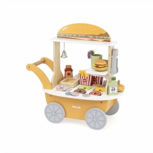 עגלת המבורגר מאובזרת מעץ POLAR B עגלת המבורגר מאובזרת מעץ POLAR B