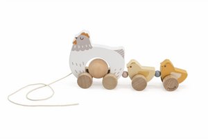 תרנגול ואפרוחים מעץ משוך וסע POLAR B תרנגול ואפרוחים מעץ משוך וסע POLAR B