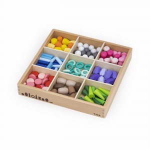 אוצרות טבע - סט מיניאטורות לבנייה במגש חלוקה 141 חלקים VIGA אוצרות טבע - סט מיניאטורות לבנייה במגש חלוקה 141 חלקים VIGA