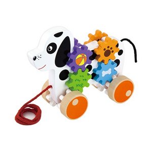 כלב גרירה גלגלי שיניים VIGA כלב גרירה גלגלי שיניים VIGA