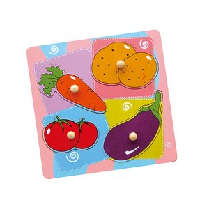 פאזל כפתור צבעוני ירקות VIGA פאזל כפתור צבעוני ירקות VIGA