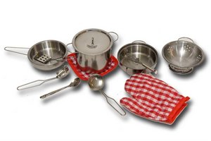 סירי נירוסטה עם כפפה סירי נירוסטה עם כפפה